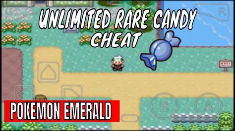 pokemon emerald cheats rare candy